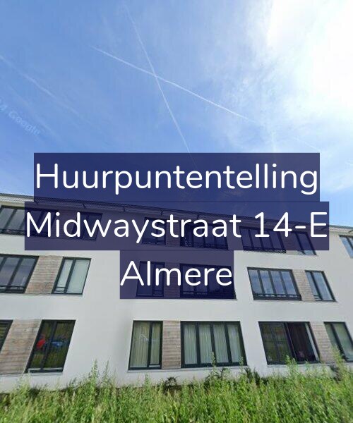 Foto gevel Huurpuntentelling voor Midwaystraat 14-E, Almere