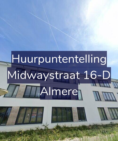 Foto gevel Huurpuntentelling voor Midwaystraat 16-D, Almere