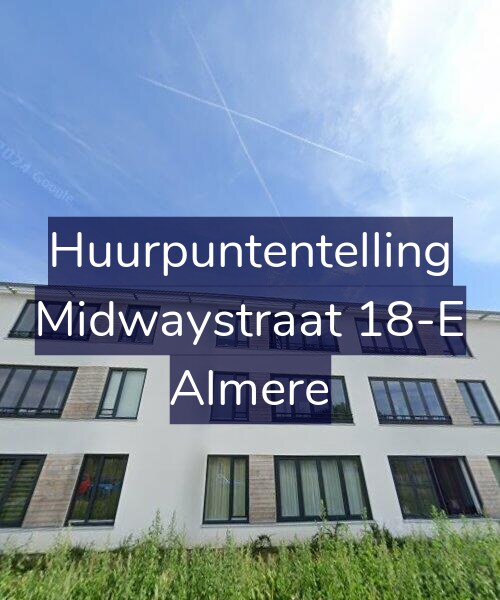 Foto gevel Huurpuntentelling voor Midwaystraat 18-E, Almere