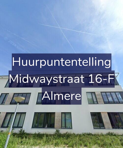 Foto gevel Huurpuntentelling voor Midwaystraat 16-F, Almere