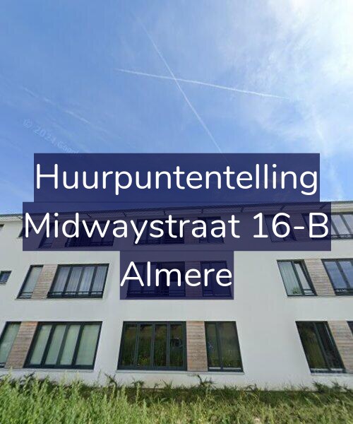 Foto gevel Huurpuntentelling voor Midwaystraat 16-B, Almere