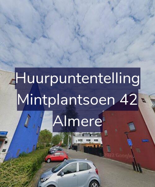 Foto gevel Huurpuntentelling voor Mintplantsoen 42, Almere