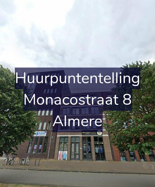 Foto gevel Huurpuntentelling voor Monacostraat 8, Almere