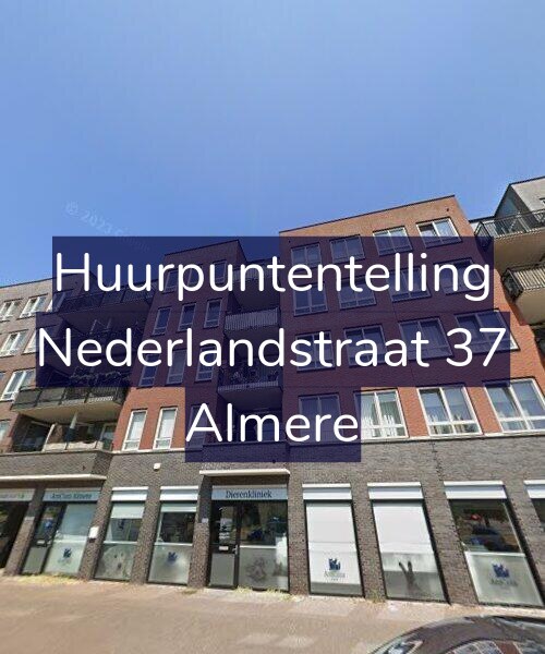 Foto gevel Huurpuntentelling voor Nederlandstraat 37, Almere
