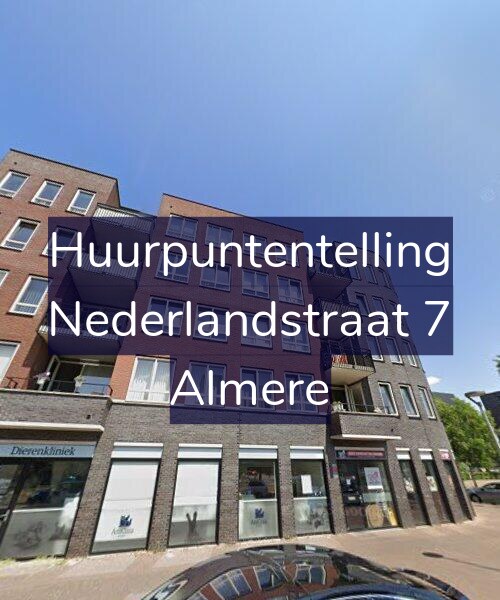 Foto gevel Huurpuntentelling voor Nederlandstraat 7, Almere