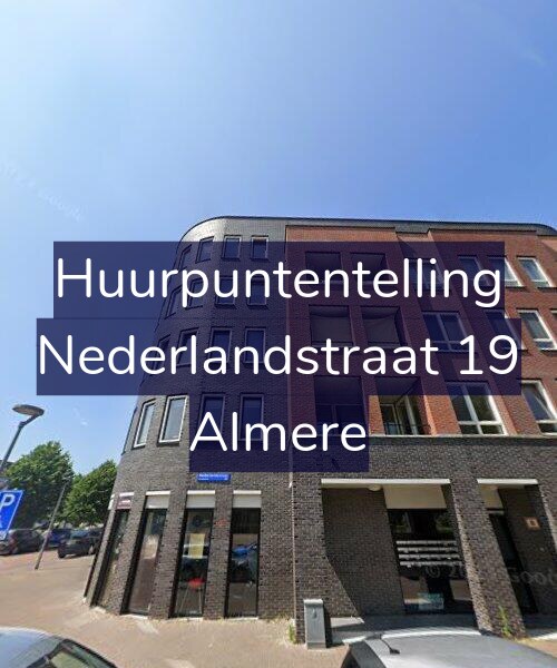 Foto gevel Huurpuntentelling voor Nederlandstraat 19, Almere