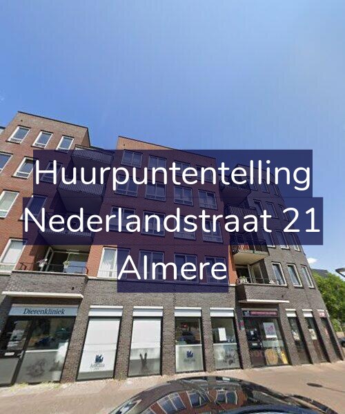 Foto gevel Huurpuntentelling voor Nederlandstraat 21, Almere