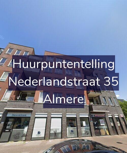 Foto gevel Huurpuntentelling voor Nederlandstraat 35, Almere