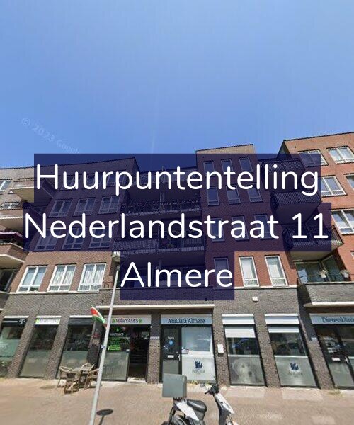 Foto gevel Huurpuntentelling voor Nederlandstraat 11, Almere