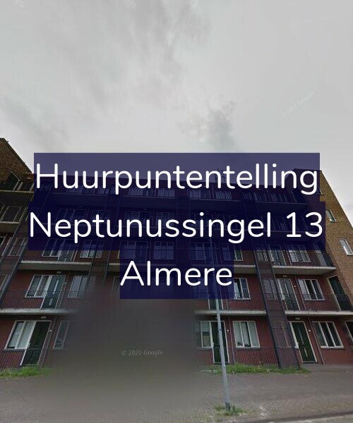 Foto gevel Huurpuntentelling voor Neptunussingel 13, Almere