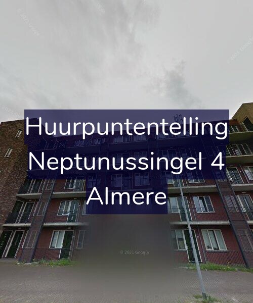 Foto gevel Huurpuntentelling voor Neptunussingel 4, Almere