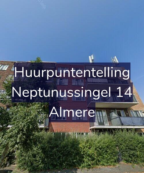 Foto gevel Huurpuntentelling voor Neptunussingel 14, Almere