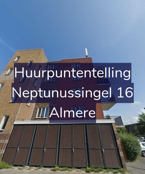 Foto gevel Huurpuntentelling voor Neptunussingel 16, Almere