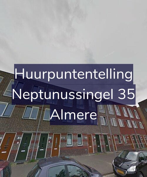 Foto gevel Huurpuntentelling voor Neptunussingel 35, Almere