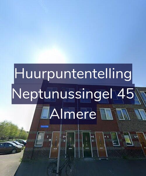 Foto gevel Huurpuntentelling voor Neptunussingel 45, Almere