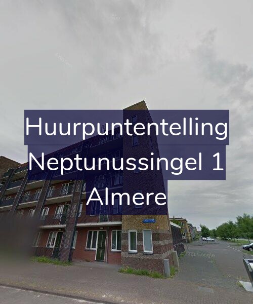 Foto gevel Huurpuntentelling voor Neptunussingel 1, Almere