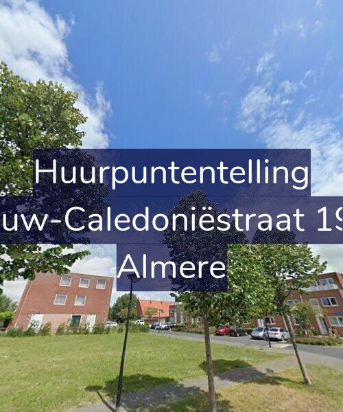 Foto gevel Huurpuntentelling voor Nieuw-Caledoniëstraat 19-A, Almere