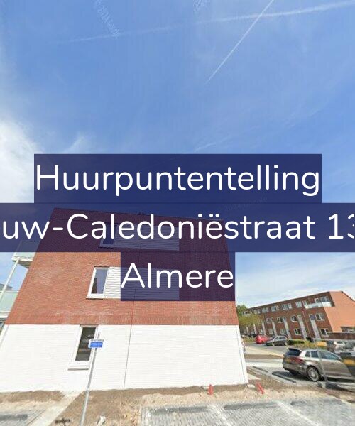 Foto gevel Huurpuntentelling voor Nieuw-Caledoniëstraat 13-A, Almere