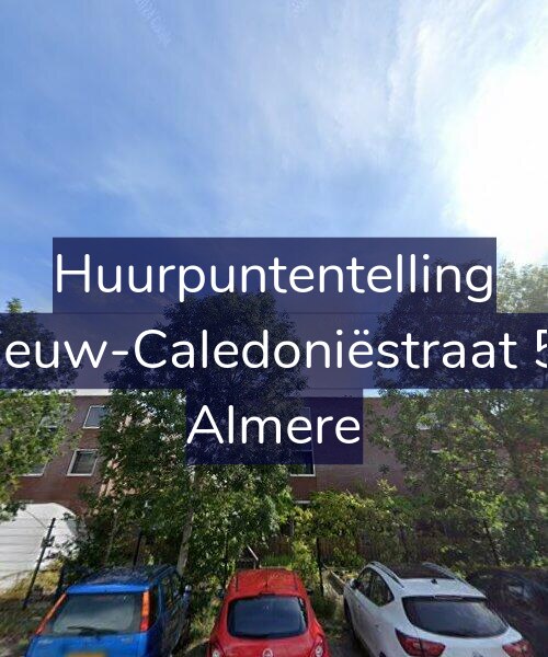 Foto gevel Huurpuntentelling voor Nieuw-Caledoniëstraat 55, Almere