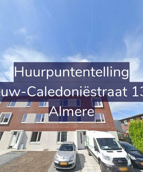 Foto gevel Huurpuntentelling voor Nieuw-Caledoniëstraat 13-C, Almere