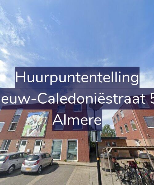 Foto gevel Huurpuntentelling voor Nieuw-Caledoniëstraat 53, Almere