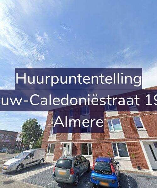 Foto gevel Huurpuntentelling voor Nieuw-Caledoniëstraat 19-B, Almere