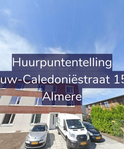 Foto gevel Huurpuntentelling voor Nieuw-Caledoniëstraat 15-D, Almere