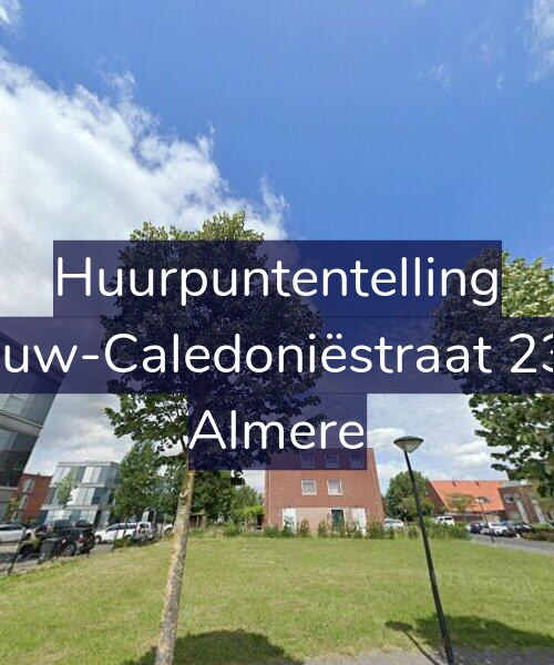 Foto gevel Huurpuntentelling voor Nieuw-Caledoniëstraat 23-A, Almere