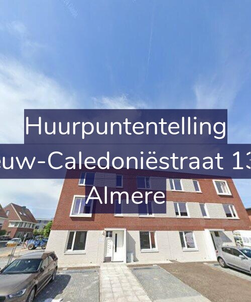 Foto gevel Huurpuntentelling voor Nieuw-Caledoniëstraat 13-B, Almere