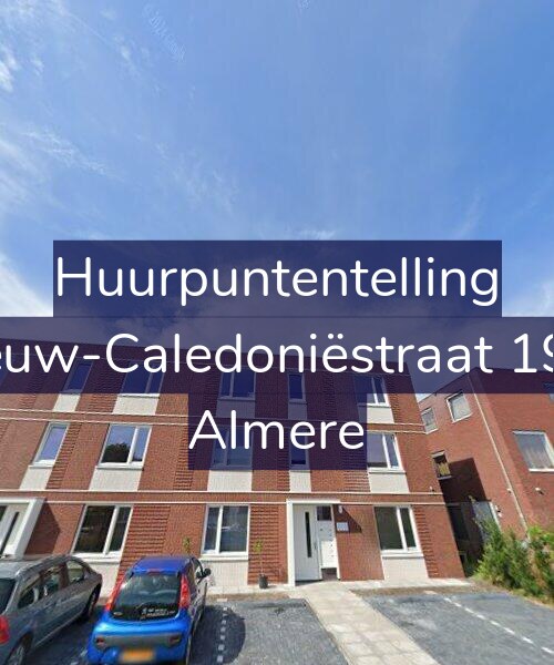 Foto gevel Huurpuntentelling voor Nieuw-Caledoniëstraat 19-C, Almere