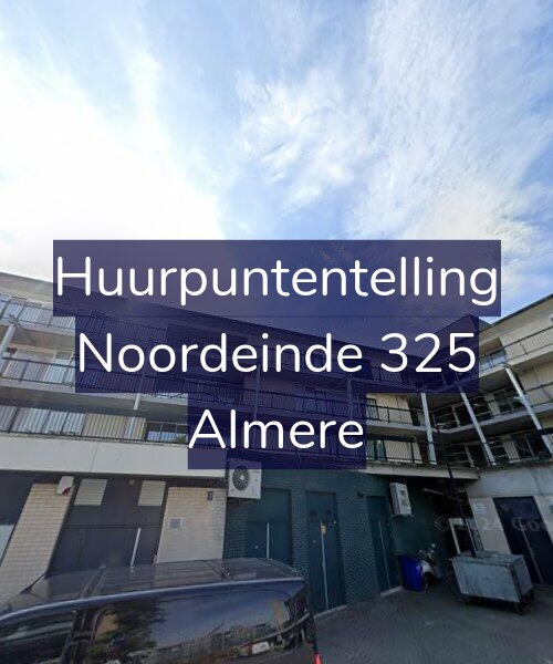 Foto gevel Huurpuntentelling voor Noordeinde 325, Almere