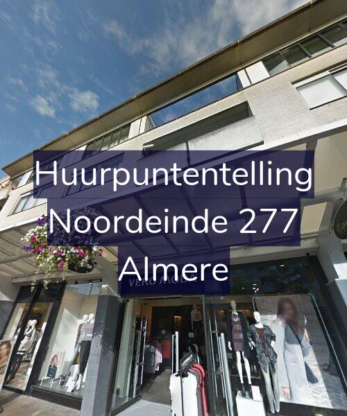 Foto gevel Huurpuntentelling voor Noordeinde 277, Almere