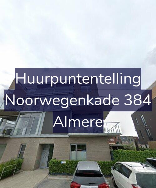 Foto gevel Huurpuntentelling voor Noorwegenkade 384, Almere