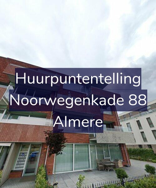 Foto gevel Huurpuntentelling voor Noorwegenkade 88, Almere