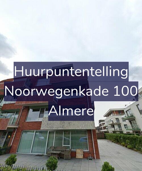 Foto gevel Huurpuntentelling voor Noorwegenkade 100, Almere