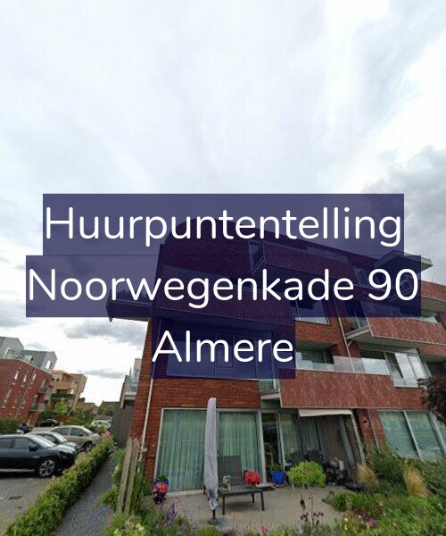 Foto gevel Huurpuntentelling voor Noorwegenkade 90, Almere