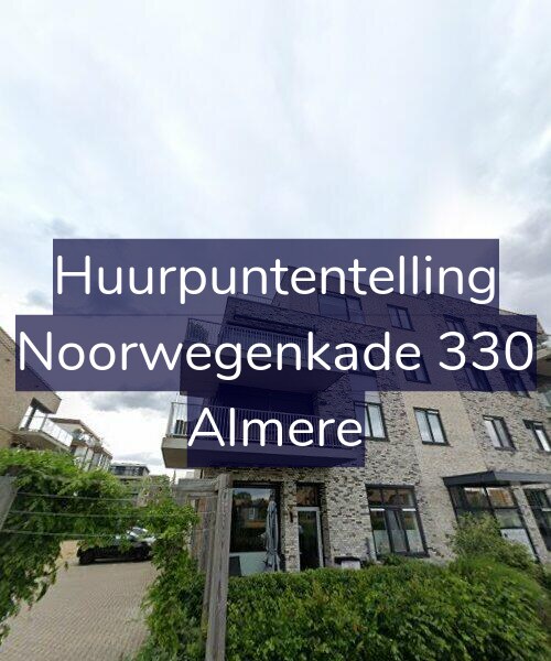 Foto gevel Huurpuntentelling voor Noorwegenkade 330, Almere
