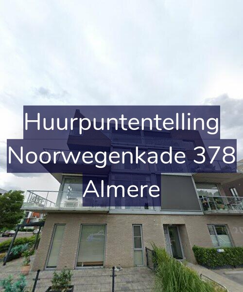 Foto gevel Huurpuntentelling voor Noorwegenkade 378, Almere
