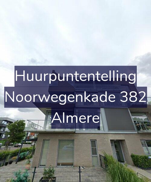 Foto gevel Huurpuntentelling voor Noorwegenkade 382, Almere