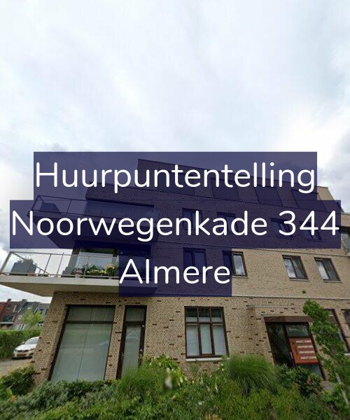 Foto gevel Huurpuntentelling voor Noorwegenkade 344, Almere