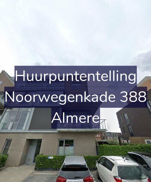 Foto gevel Huurpuntentelling voor Noorwegenkade 388, Almere