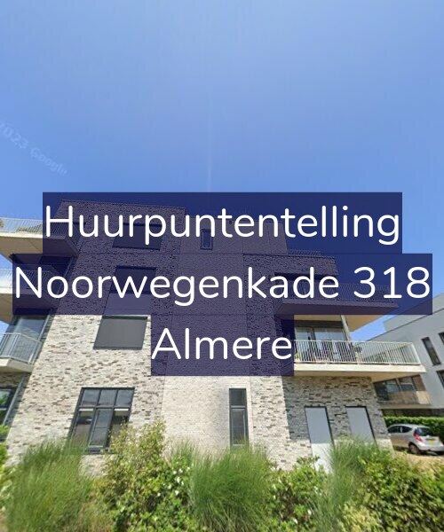 Foto gevel Huurpuntentelling voor Noorwegenkade 318, Almere