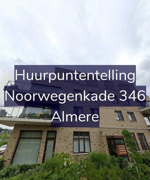 Foto gevel Huurpuntentelling voor Noorwegenkade 346, Almere