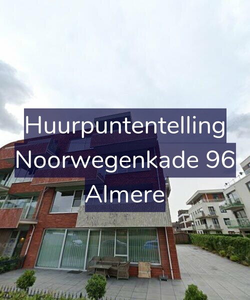 Foto gevel Huurpuntentelling voor Noorwegenkade 96, Almere
