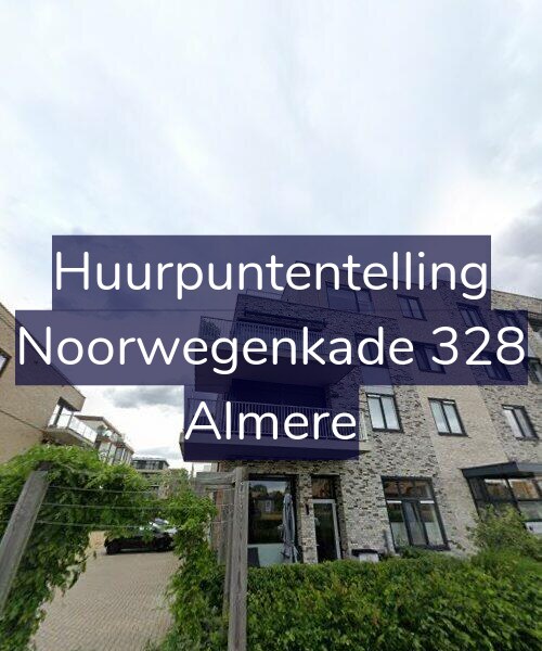 Foto gevel Huurpuntentelling voor Noorwegenkade 328, Almere