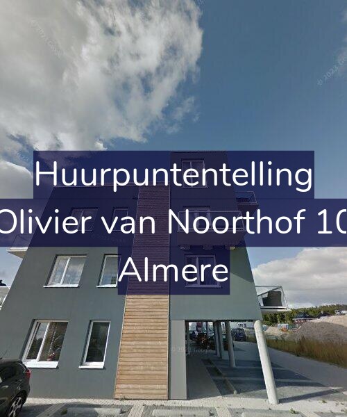 Foto gevel Huurpuntentelling voor Olivier van Noorthof 10, Almere