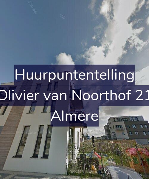 Foto gevel Huurpuntentelling voor Olivier van Noorthof 21, Almere