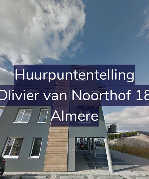 Foto gevel Huurpuntentelling voor Olivier van Noorthof 18, Almere