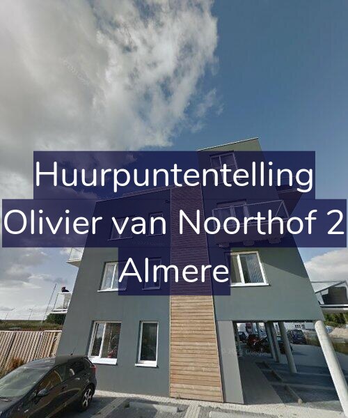 Foto gevel Huurpuntentelling voor Olivier van Noorthof 2, Almere