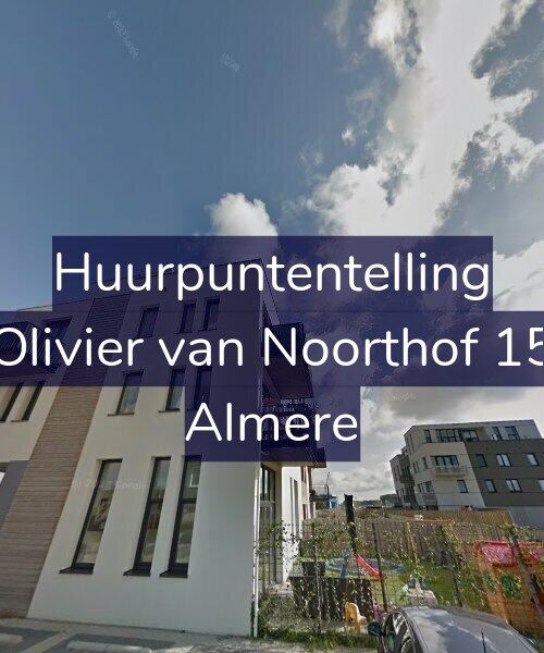 Foto gevel Huurpuntentelling voor Olivier van Noorthof 15, Almere